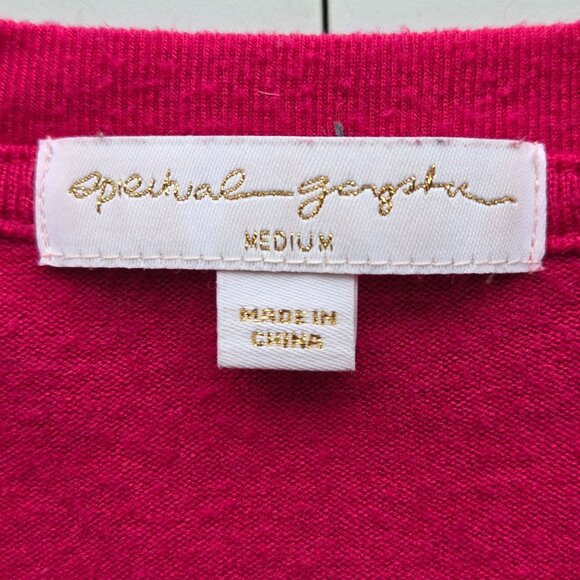 Spiritual Gangster Grateful Fuchsia Pink Long Sleeve Sweater Size Medium - Picture 10 of 13